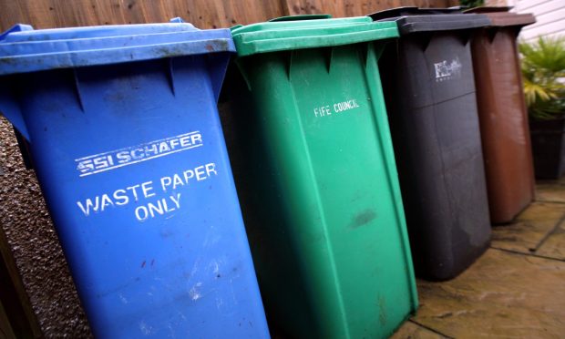 Fife Council bins.