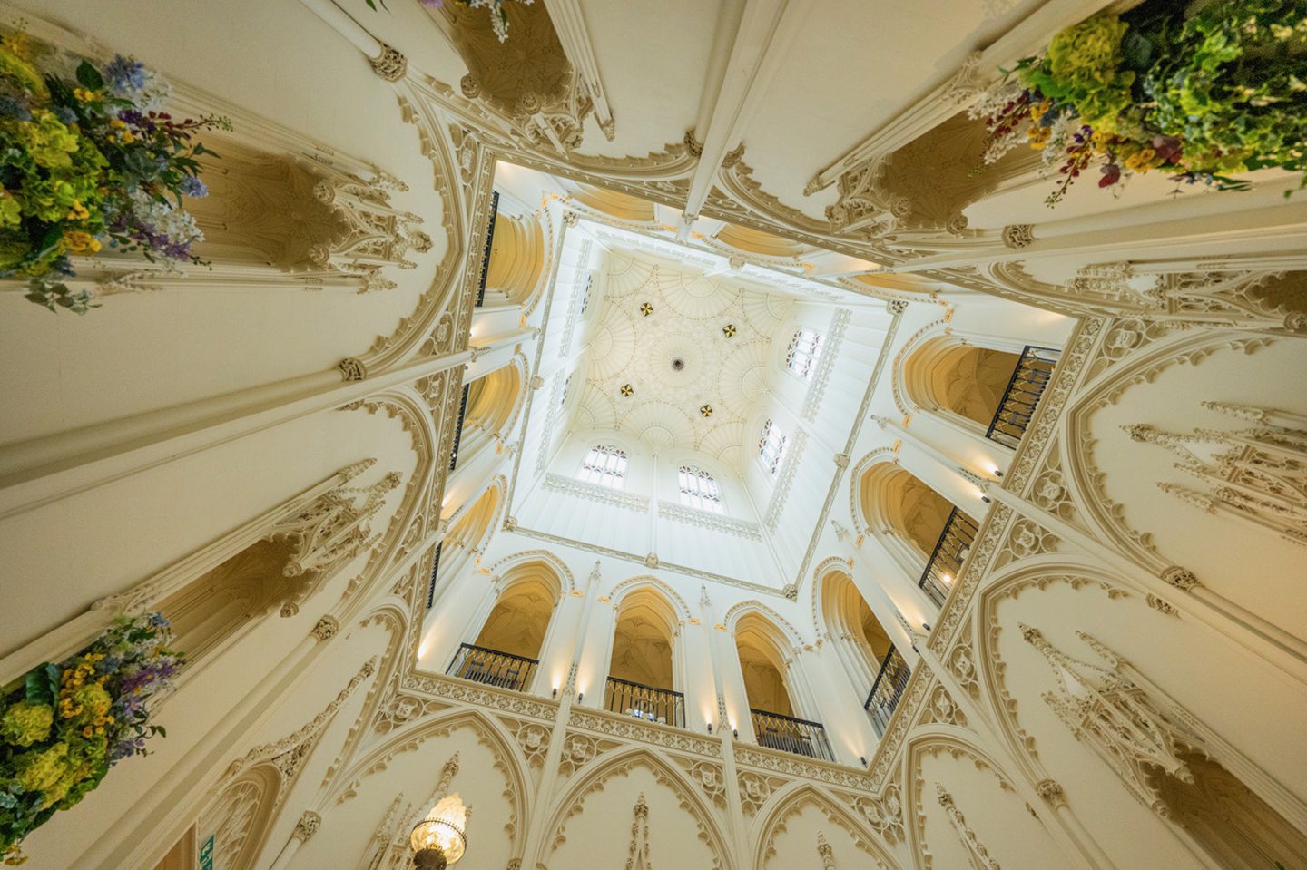 Ceiling inside Taymouth Castle.