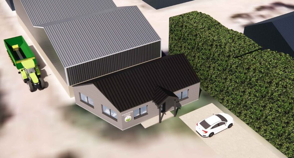 Cononsyth Farms planning application for new office.