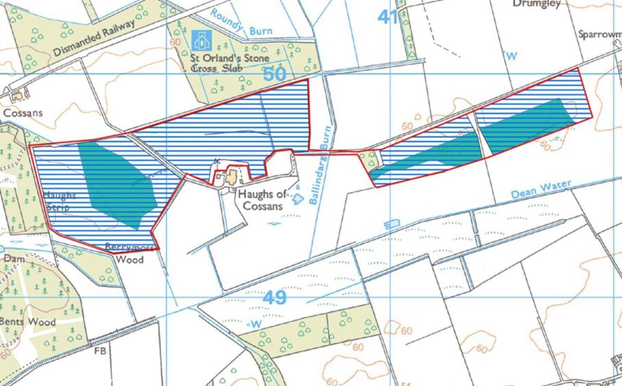 Haughs of Cossans solar farm scheme near Forfar.