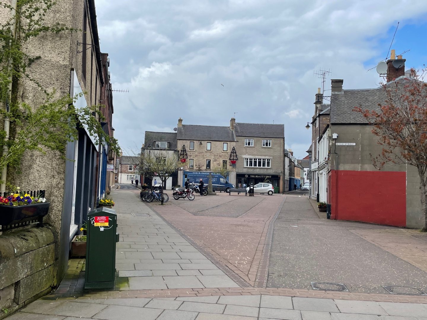 Coupar Angus town centre.