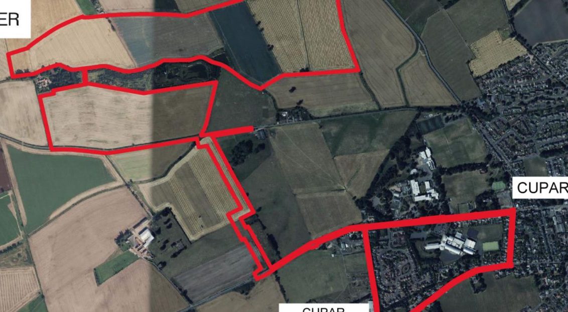 Plan for Cupar Solar farm