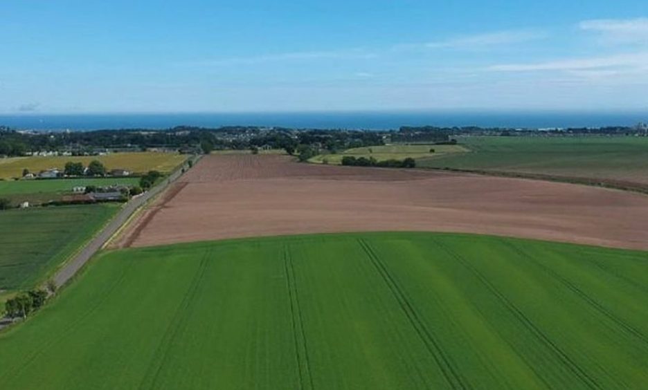 Arbroath solar farm scheme at Denfield Farm.