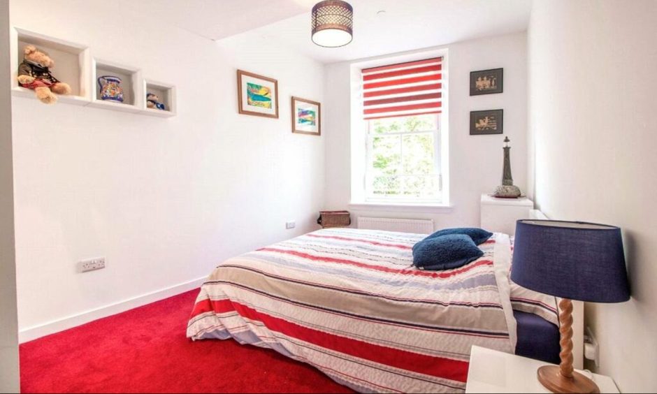 Bedroom at Dundee flat.