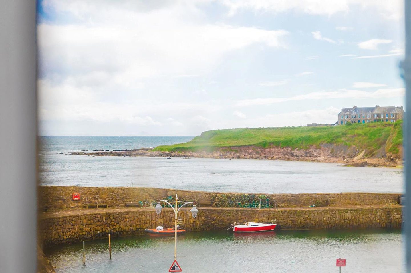 Views of the North Sea from Easter Cottage