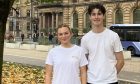 Mirren and Lewis are both students in Glasgow, where they continue to work on their Educan Live app. Image: Lewis Stevenson/Mirren Bell.