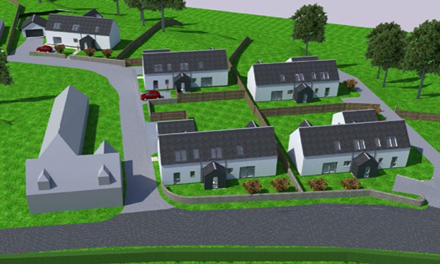 The planned layout of the Mains of Farnell development. Image: Archid Architects