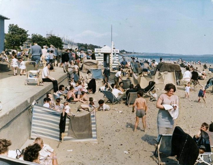 Broughty Ferry beach.