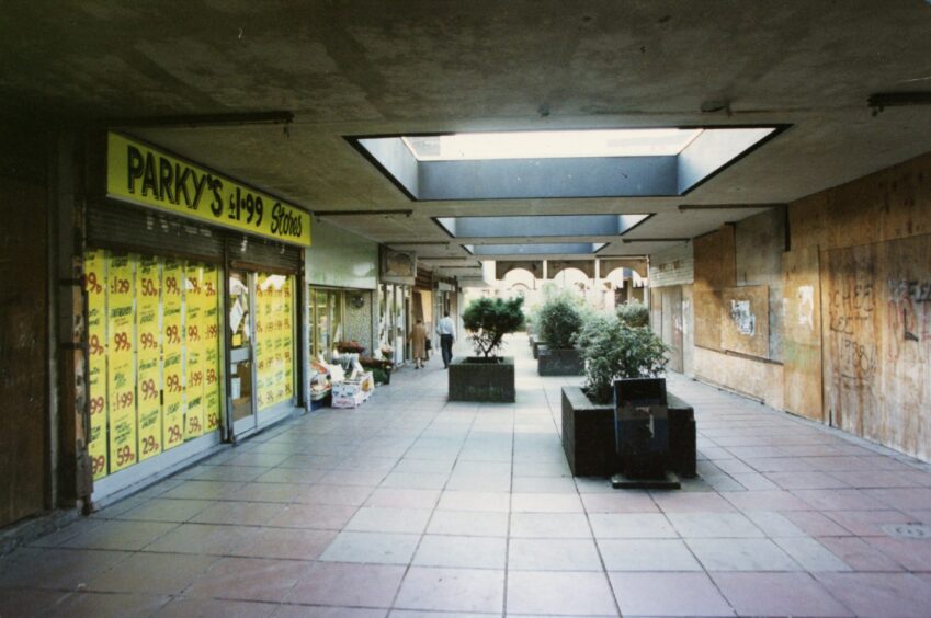 Inside the Highgate Centre in Lochee. 