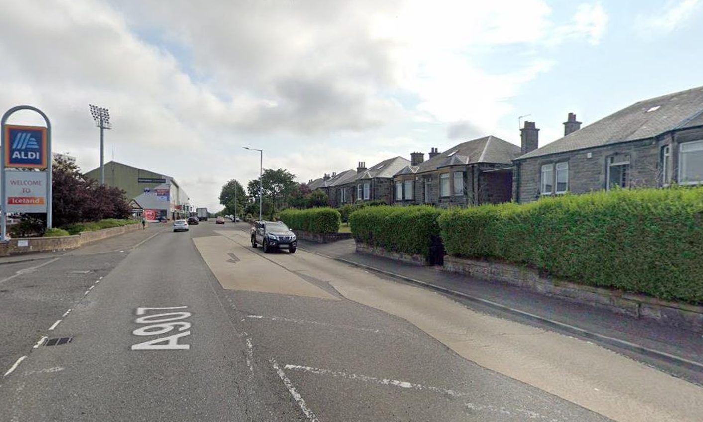 Motorcyclist taken to hospital after crash in Dunfermline