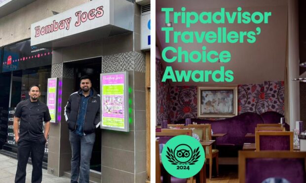 Bombay Joe's wins Tripadvisor award