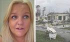 Stacey Rosocki and her family got caught up in the hurricanes. Image: Stacey Rosocki/TikTok