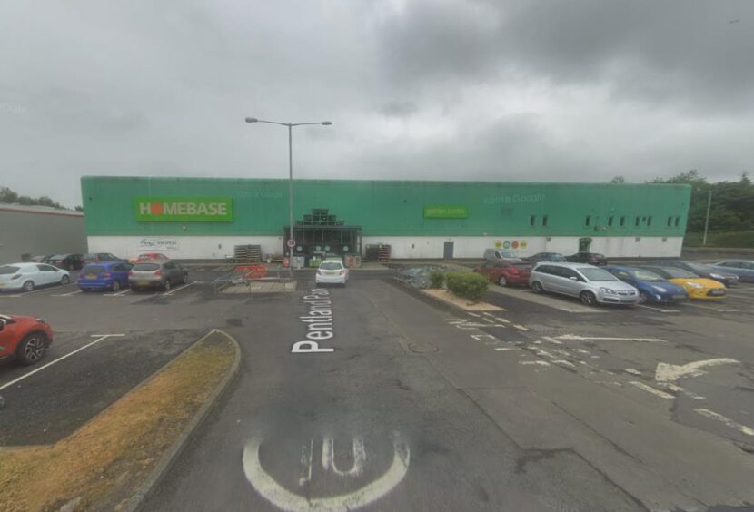 The Homebase store in Glenrothes.