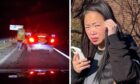 Huong Nguyen was pulled over by police after her dangerous stop on an M90 sliproad