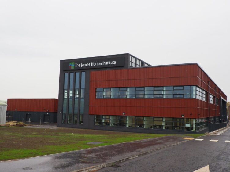 The new Crop Innovation Centre in Invergowrie. 