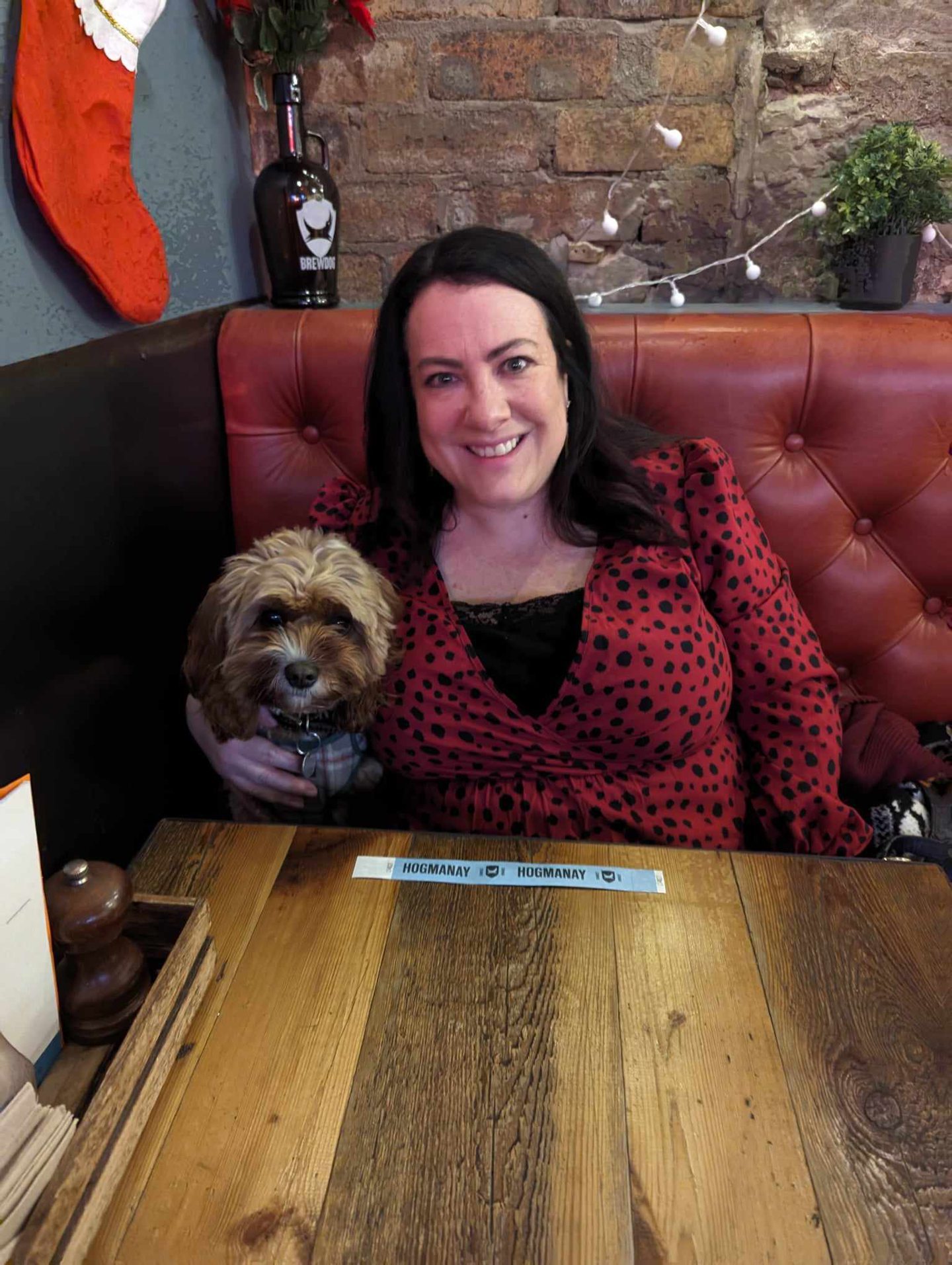 Jodi Cunningham with dog Ralphie