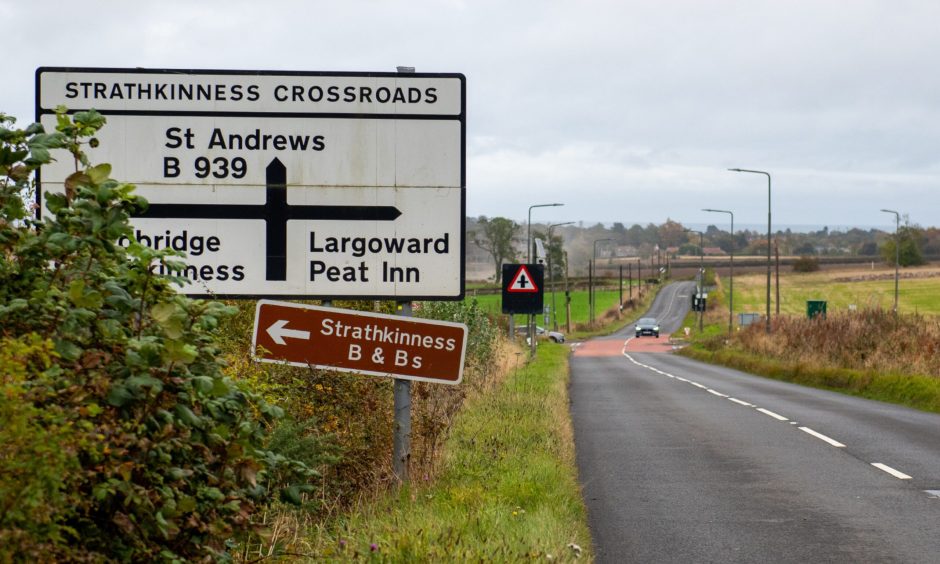 Potential tragedy warning at Blebo Craigs accident blackspot