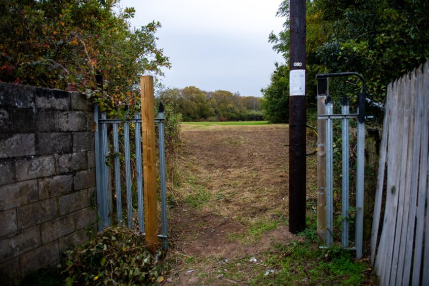 Monifieth path leading to local park re-opens after access row.