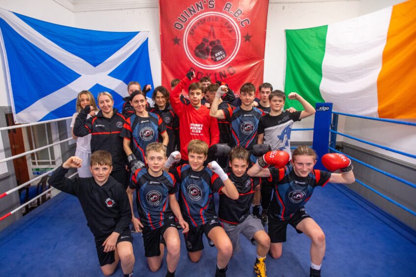 Quinn's Boxing Club members.