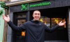 Owner Jack Parr outside Macrotrition in Perth, which has been put up for sale. Image: Kenny Smith/DC Thomson