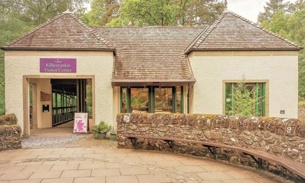 Exterior of Killiecrankie Visitor Centre.