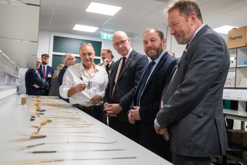 First Minister John Swinney and Scottish Secretary Ian Murray at the official opening.