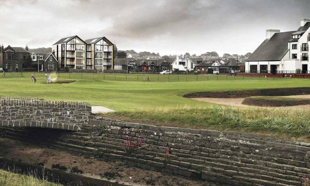 Ground floor flats have been dropped from the latest bid to develop the Links Parade site in Carnoustie. Image: GFiveThree Architects