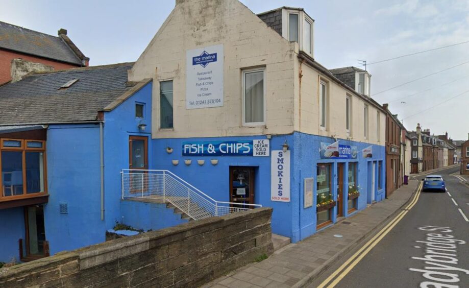 The premises at Arbroath Harbour. 