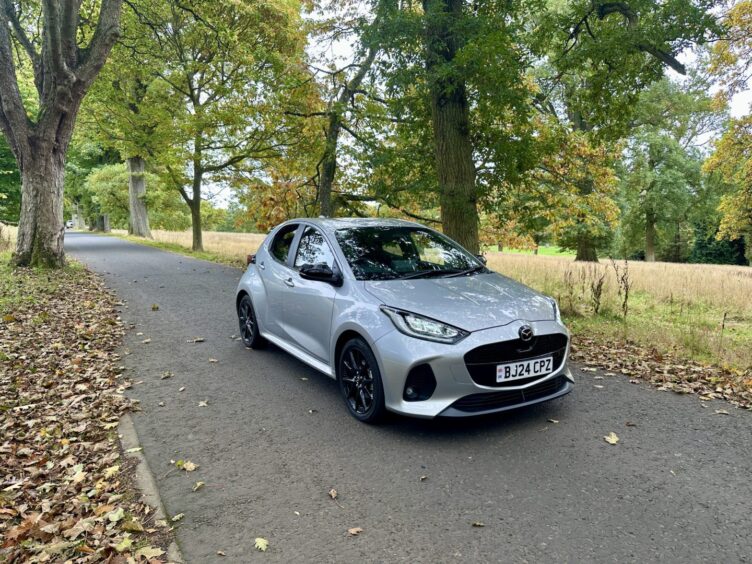 The Mazda 2 Hybrid in Camperdown, Dundee.