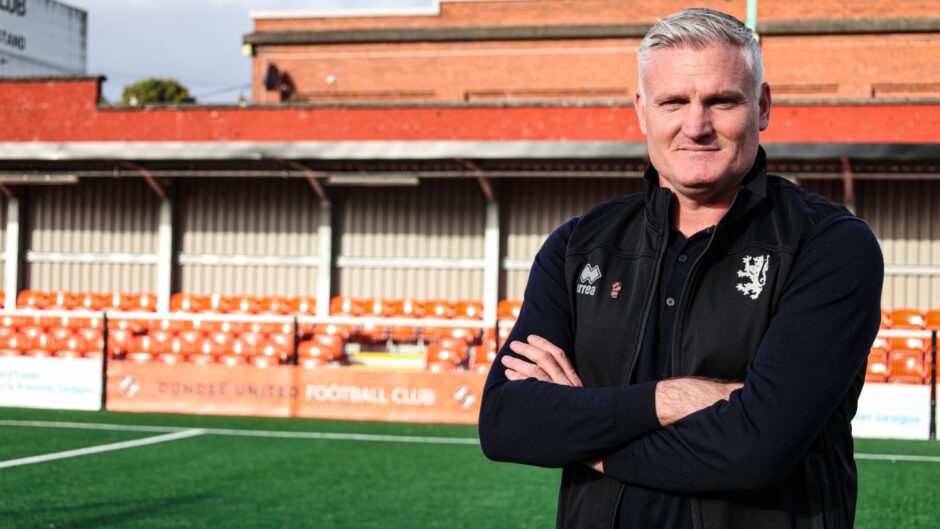 Scott Allison, pictured at Foundation Park, the home of Dundee United