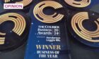 Sought-after Courier Business Awards 2024 trophies. Image: Graham Huband/DC Thomson