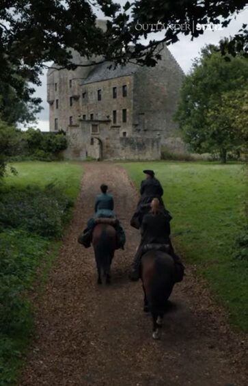 Outlander at Doune Castle.