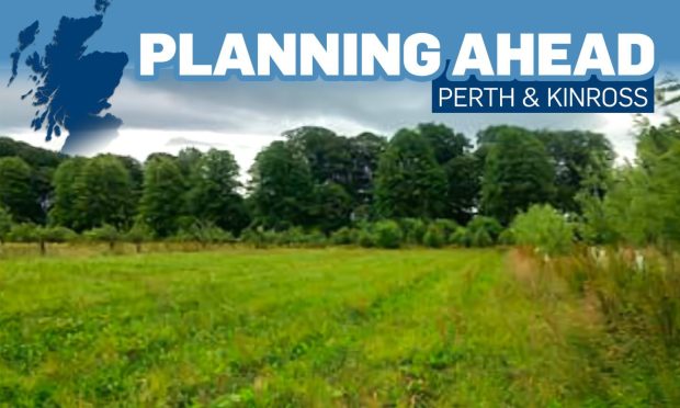 An outdoor nursery is planned for this field on Blackhaugh Community Farm, Spittalfield. Image: Perth and Kinross