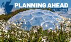 Geodesic dome at the Eden Project in Cornwall.