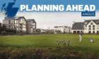 Shops and flats are proposed for a vacant hotel site at Links Parade in Carnoustie. Image: GFiveThree Architects