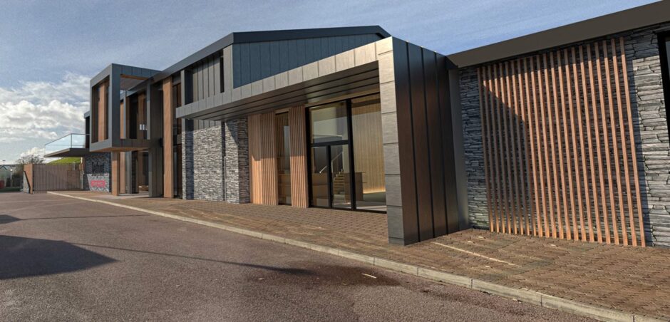 Red Lion caravan park in Arbroath planning permission for new lesiure centre.