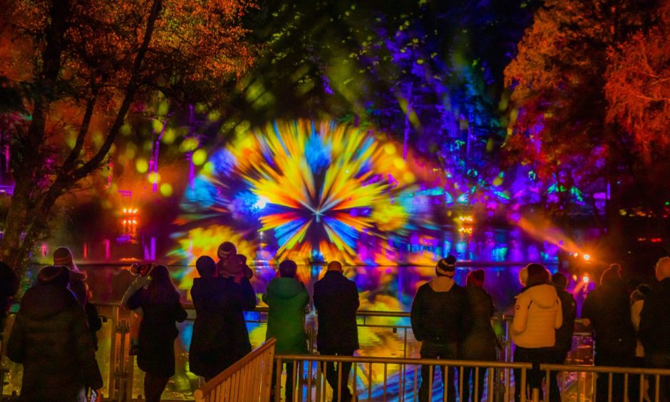 Enchanted Forest returns to Faskally Wood near Pitlochry for 2024. Image: Steve MacDougall/DC Thomson.