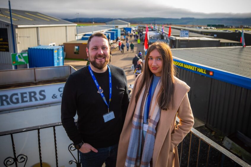 Errol Sunday Market general manager Fraser Rolley and assistant manager Andreja White.