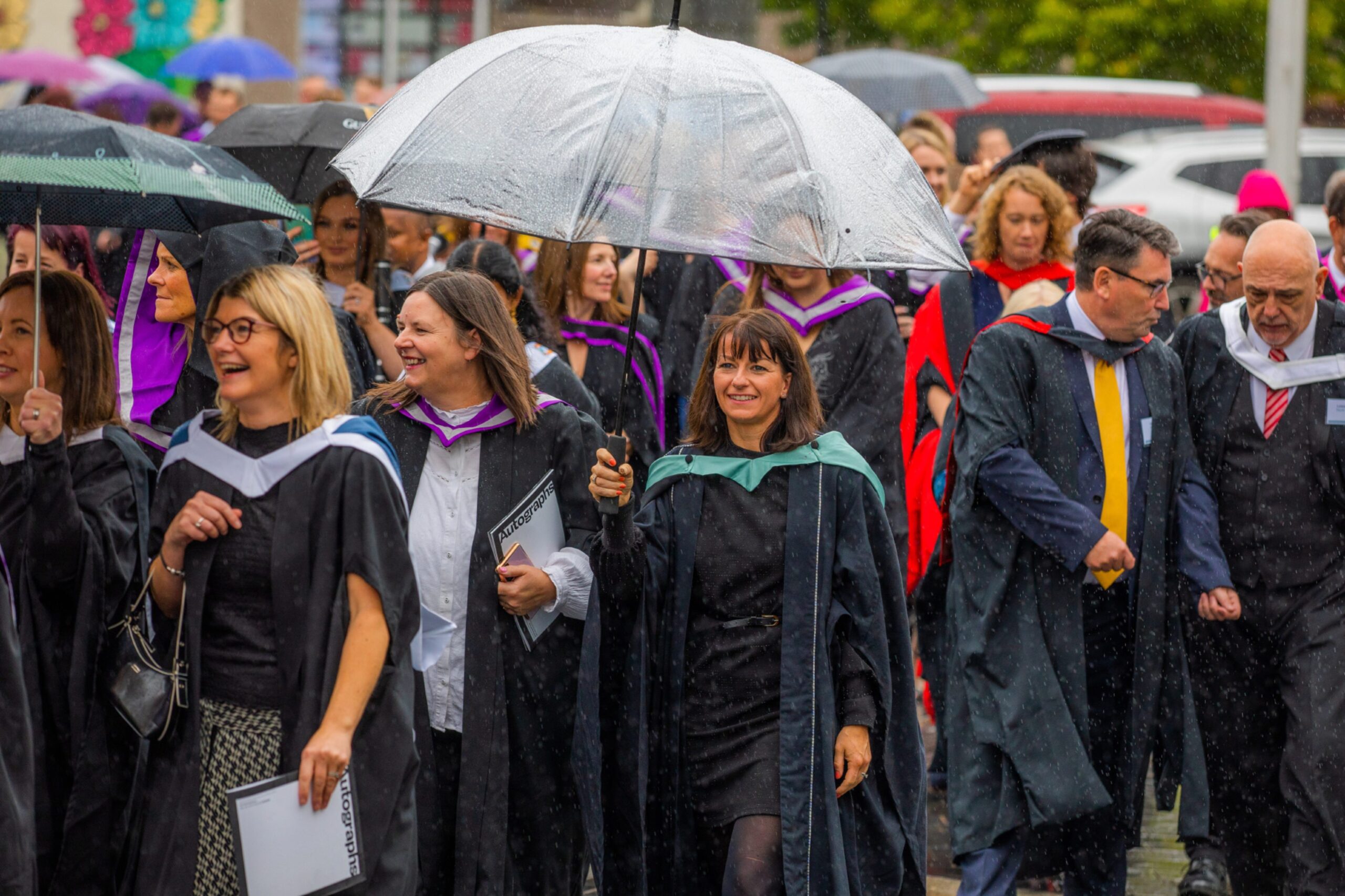 The 2023 UHI Perth graduation procession.