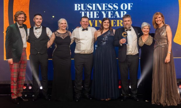 The judges were unanimous in their decision for Business of the Year. Image: Steve Brown/DC Thomson