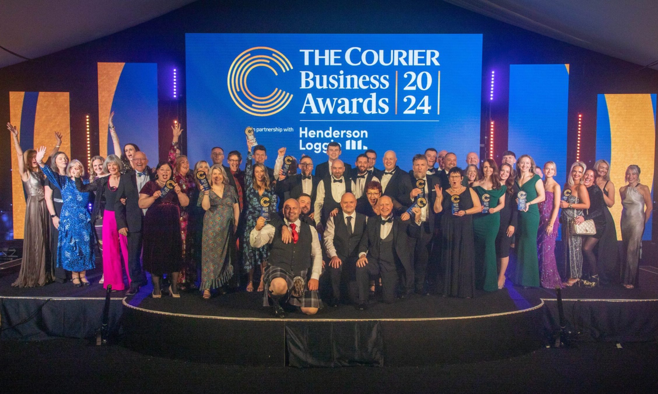 All the winners from this year's Courier Business Awards.  Image: Steve Brown/DC Thomson