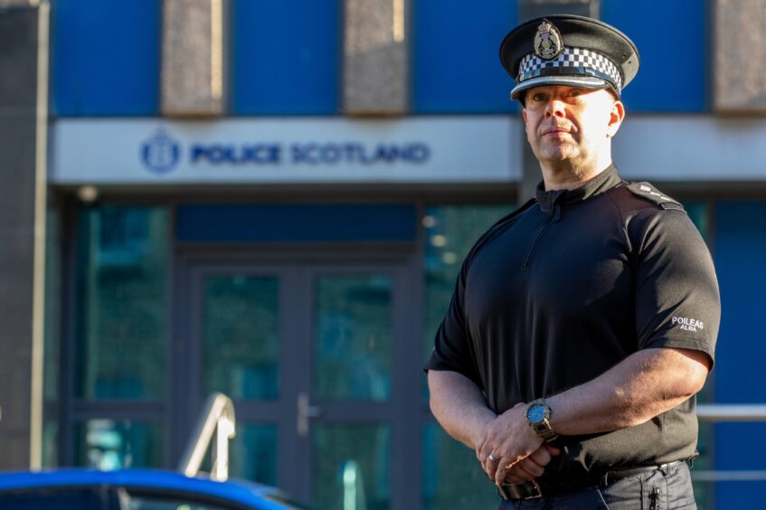 Police Scotland Chief Inspector Colin Echevarria. 