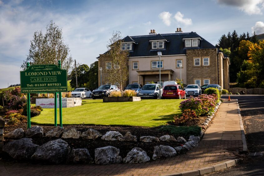 Lomond View care home in Falkland.