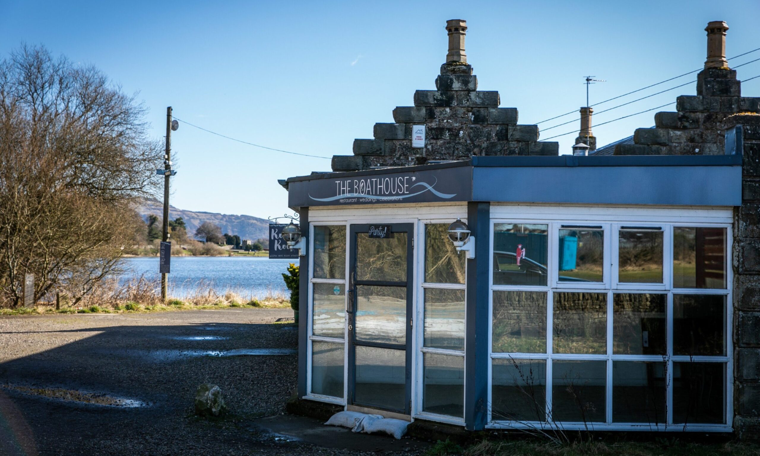 The former Boathouse restaurant in Kinross.