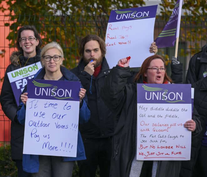 Perth and Kinross school strike