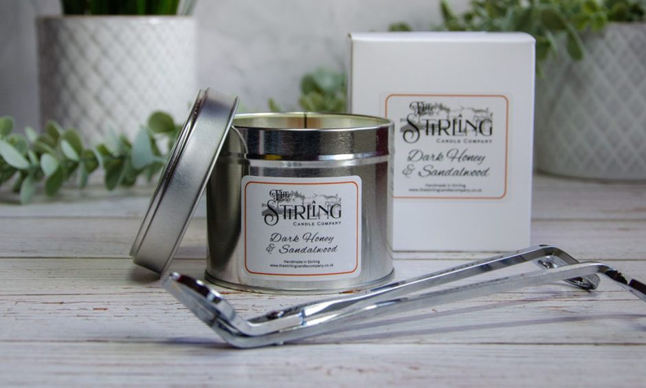 Candle from The Stirling Candle Company.