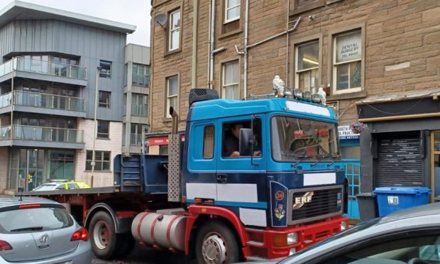 Scene of reconstruction of Danny Leech tragedy in Dundee. Image: Brendan Duggan/DC Thomson