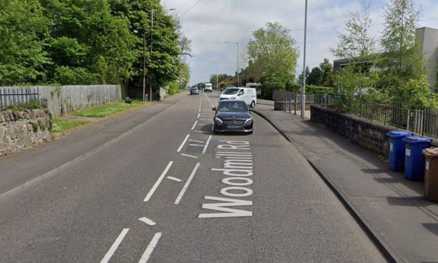 Woodmill Road in Dunfermline