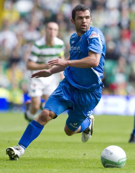 Callum Davidson had two spells as a St Johnstone player. 