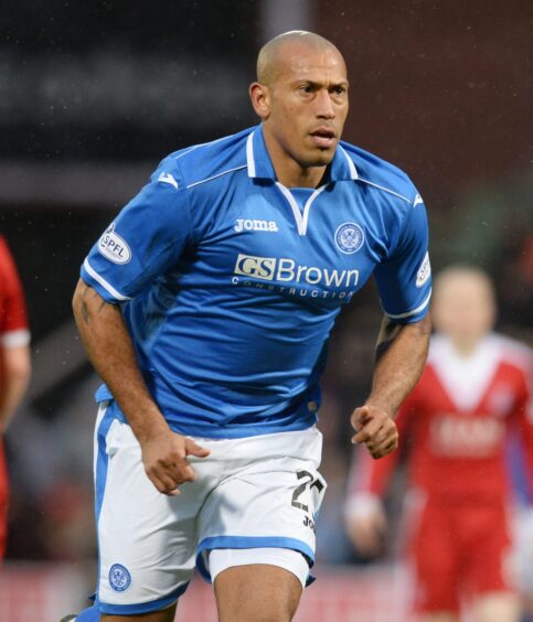 Chris Iwelumo didn't score for St Johnstone.